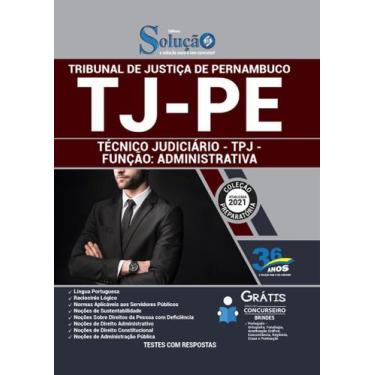 Imagem de Apostila Tj Pe - Técnico Judiciário - Função Administrativa - Editora 