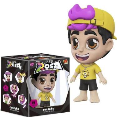 Imagem de Boneco De Vinil Leozin Turma Dos Rosa Coleção 15Cm Algazarra