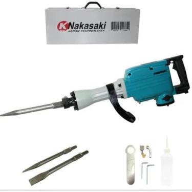 Imagem de Martelete Rompedor Demolidor Profissional1800W 15KG Com Maleta E Acess