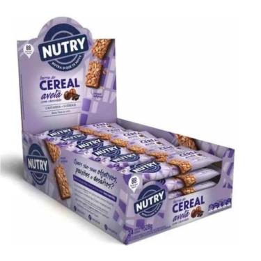 Imagem de Barra cereal nutry avelã com chocolate-1 dp com 24 und 22g