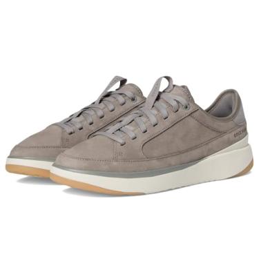 Imagem de Cole Haan Grandpro All Day Court Tênis masculino de couro, Pedra de ferro/sombra silenciosa/bétula prateada, 10.5 Wide