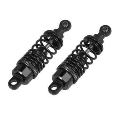 Imagem de 2pc 60mm amortecedor de choque de metal amortecedor para 1/10 rc carro