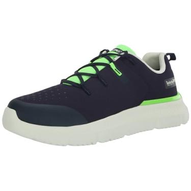 Imagem de Timberland PRO Tênis masculino Intercept Steel Safety Toe Industrial Athletic Work, Azul marinho/limão, 9.5 Wide