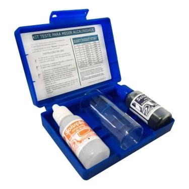 Imagem de 2X Kit Teste Medidor Alcalinidade Água Piscinas Maior Precis