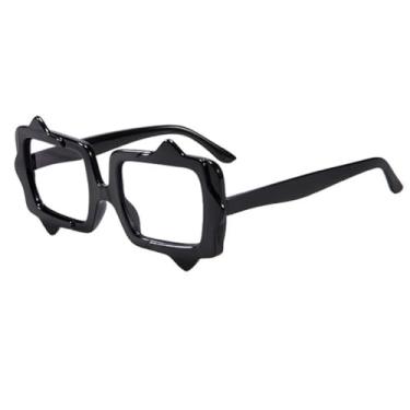 Imagem de HPIRME Óculos de sol coloridos para homens e mulheres, óculos de sol da moda, UV400, gradiente feminino, tendência para áreas externas (preto)