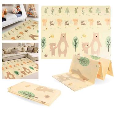 Imagem de Tapete Térmico Infantil Emborrachado Dupla Face Impermeável Zoop Toys