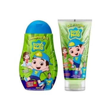 Imagem de Cia da Natureza Luccas Neto Combo Shampoo 3 em 1 Gel Fixador - Cia. da