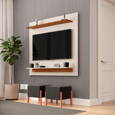 Imagem de Painel Para Sala Home Prime Estante Para TV Até 43 Polegadas Com Prate