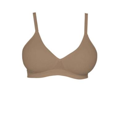 Imagem de Sutiã Hanes Cup sem Costura Microfibra G260 Chocolate - M, M, Chocolat