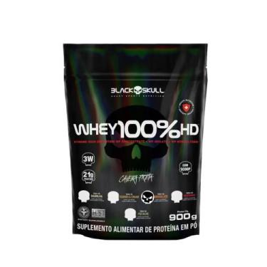 Imagem de Refill Whey 100 Hd Sabores I 900g I Black Skull Original, Chocolate