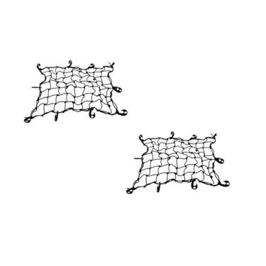 Imagem de Kit 2 Extensores Elástico Carga Moto Bagagem Aranha 30X30cm
