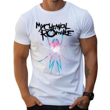 Imagem de Camiseta Unissex My Chemical Romance Banda Rock Emo Estampa Exclusiva 