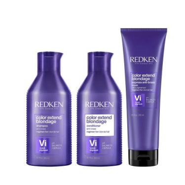 Imagem de Conjunto de máscaras de shampoo e condicionador Redken Blondage Anti-L