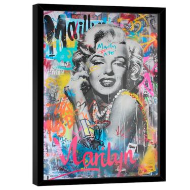 Imagem de Quadro Decorativo Marilyn Monroe Grafite
