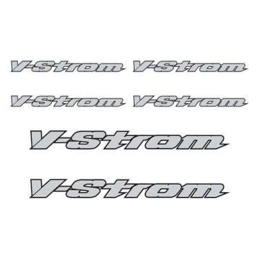 Imagem de Adesivo Resinado Suzuki V-Strom - Protetor Tank Pad - Cromo Sign