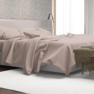 Imagem de Jogo de Lençol 4 Peças Golden Rozac 200 Fios Hypercal Casal, Rosa