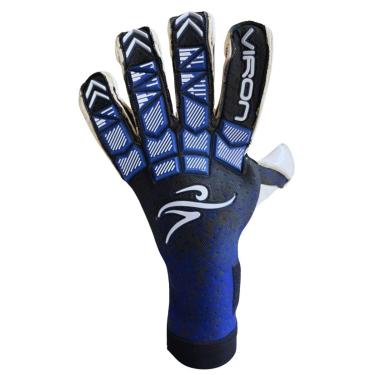 Imagem de Luva de Goleiro Viron Quantum Preta/Azul-Unissex