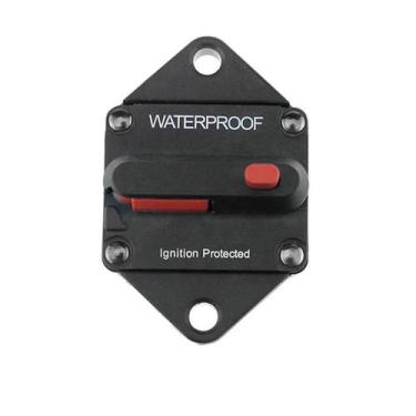 Imagem de Disjuntor Térmico de 80A 12-24v Reset Manual - Genérica