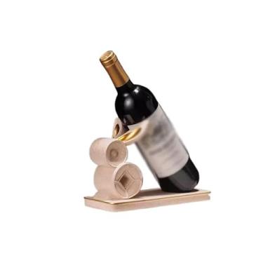 Imagem de Suporte de vinho para armazenamento de vinho rack de vinho de coelho refrigerador de vinho objetos decorativos garrafa de vinho suporte de vinho prateleiras de vinho bancada