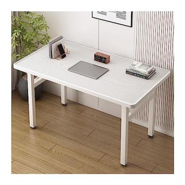 Imagem de Escrivaninha de computador para escritório doméstico dobrável mesa de jantar simples mesa de jantar para quarto de casa simples e moderna mesa de escrita para estudantes alugar uma pequena mesa de