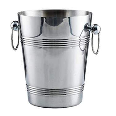 Imagem de Balde de gelo banheira de gelo balde de champanhe balde de champanhe balde de gelo de aço inoxidável balde de gelo de vinho engrossado balde de gelo criativo balde de vinho balde refrigerador (cor