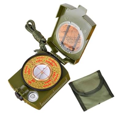 Imagem de Bússola Para Caminhada - Ferramenta de Equipamento com Cordão e Bolsa | Bússola Outdoor Impermeável - para Mochilagem, Navegação, Escuteiro e Campismo