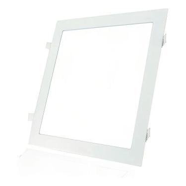 Imagem de 2X Painel Plafon Led Embutir 24W 30X30Cm Quadrado Bivolt 4