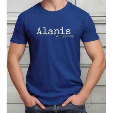 Imagem de Camiseta Camisa Adulto Feminina Masculina Algodão Alanis Morisset te C