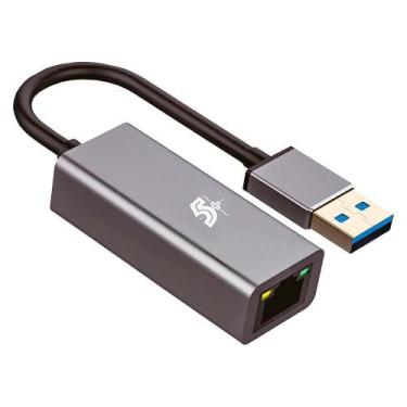 Imagem de Cabo Adaptador Ata-01 Ethernet Usb 3.0/Rj45 10/100Mbps 5+