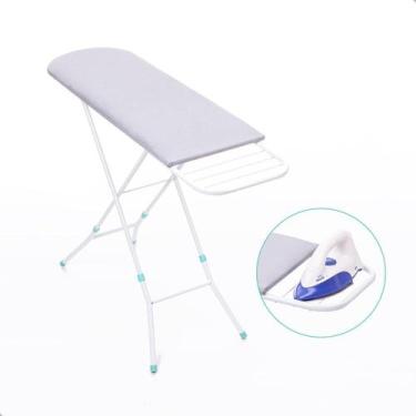Imagem de Tabua para Passar Roupa Tecido Térmico Mesa Passadeira Com Suporte par