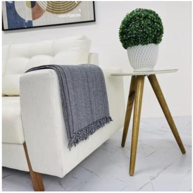Imagem de Mantas Decorativas para Sofá, Cama 2,10 x 1,20 Cms (CINZA)