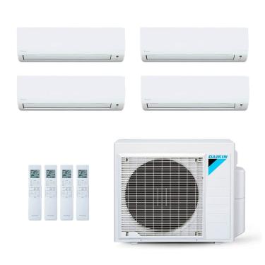 Imagem de Ar-Condicionado Multi Split Inverter Daikin 28.000 (3x Evap HW 9.000 + 1x Evap HW 18.000) Quente/Frio 220V						