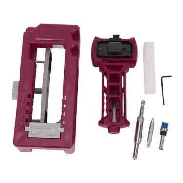 Imagem de FTVOGUE Modelo de Gabarito para Dobradiça de Porta Kit de Mortiser de Dobradiça de Porta Ajustável Com Brocas Cabe Em Portas de 1 3/8 pol. ou 1 3/4 pol. para Instalação Precisa de