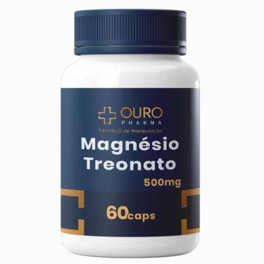 Imagem de Magnésio Treonato 500mg Com Laudo 60 ou 120 Cápsulas - Ouro Pharma