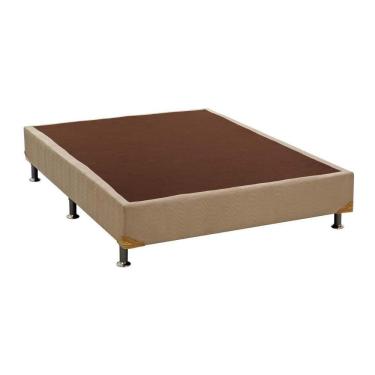 Imagem de Cama Box Base Casal Universal Suede Clean (138x188x20) - Ortobom