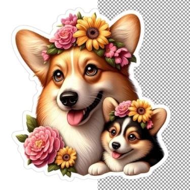 Imagem de Adesivos de Animais fofos para quarto e cadernos decoração kawaii infantil acessórios decorativos brinquedo decor 50x50cm