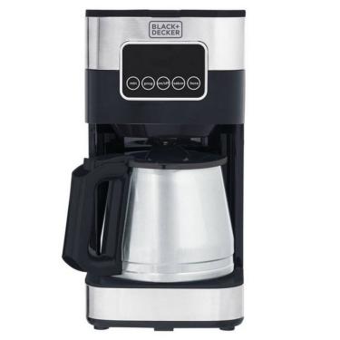 Imagem de Cafeteira Black&Decker CM350G 1,5L 900W Gourmand Gris 127V Preto Inox 