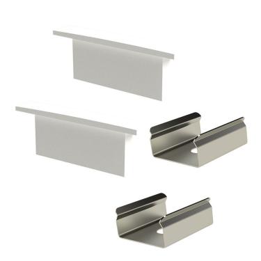 Imagem de Perfil De Sobrepor Taschibra Para Fita De Led Zenith 5x2 Com 1,5 Metros Branco