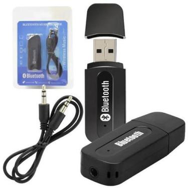 Imagem de Receptor Adaptador Bluetooth Usb P2 Audio Stereo - MLS