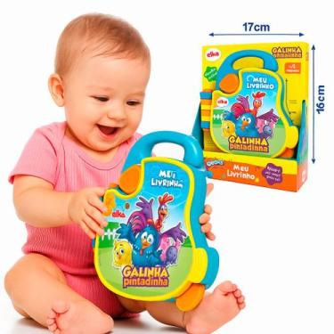 Imagem de Brinquedo Educativo Bebe Meu Livrinho Galinha Pintadinha Série Briqued