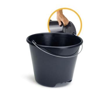 Imagem de Balde de concreto resistente c/ pegador injeplastec cód. 240