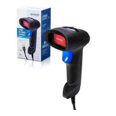Imagem de Leitor Laser Para Código De Barra Com Fio Exbom Lcb-180