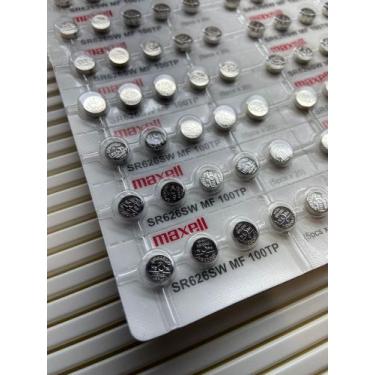 Imagem de Bateria 377 Sr626 1,5V Maxell Cartela com 100