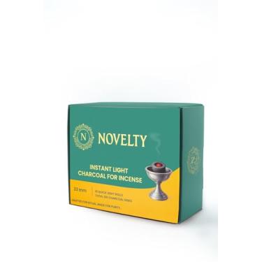 Imagem de Discos de carvão de luz rápida – 100 tabletes (33 mm) para incenso, olíbano, bakhoor e queimadores de resina | Iluminação rápida, longa duração e queima limpa