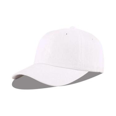 Imagem de Boné Ajustável Unissex 100% Algodão Em Denim Lavado, Boné De Beisebol 