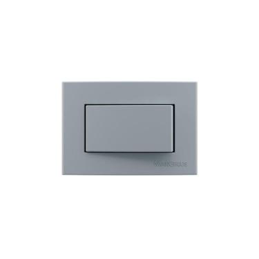 Imagem de Placa Para Móveis 65x45 Com Interruptor Paralelo Margirius Sleek Colors 10a Cinza Cinza
