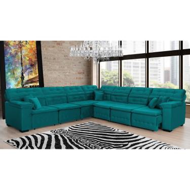 Imagem de Sofá de Canto Magno 3,32x3,77m Verde