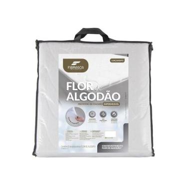 Imagem de Protetor Colchão Flor De Algodão Impermeavel Casal Fibrasca