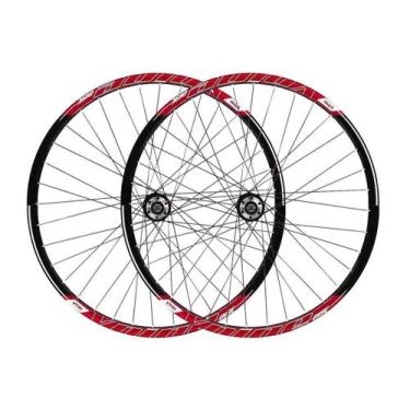 Imagem de Roda 29 vzan vnine 36f preto e vermelho com cubos k7