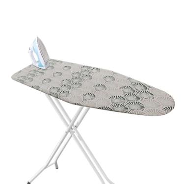 Imagem de Capa para tábua de passar roupa, almofada de tábua de passar a ferro elástica, manga condutora de calor dobrável portátil para costura colcha apartamento lavanderia dormitório armário
